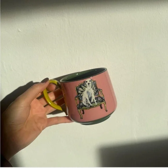 Hand Painted Anthropologie x Raphael Balme Ceramic Mug - Picture 2 of 7